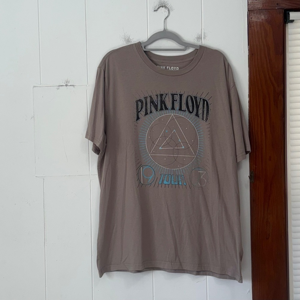 Pink Floyd 1973 Tour Graphic T Shirt Oversized Gray‎ XXL